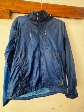 Men's Two-Tone Navy Windbreaker Jacket